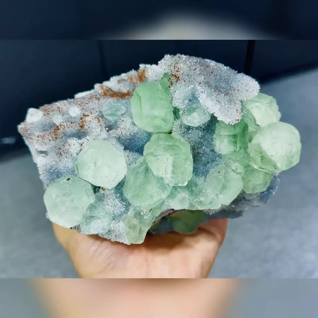Natural Green Transparent Fluorite comes from Fujian,China 160*100*80MM - image 3