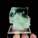 Natural Green Transparent Fluorite Cube, Mineral Specimen: Zhejiang,China (40*30*35MM) - image 5