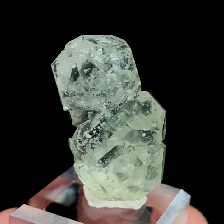 Natural Green Transparent Fluorite, Mineral Specimen:Fujian,China (20*25*30MM) - image 3