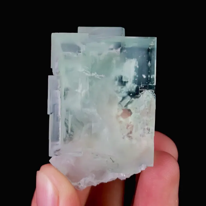 Natural Green Transparent Fluorite, Mineral Specimen:Xianghualing,Hunan (30*50*40MM) image