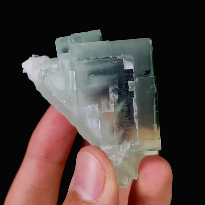Natural Green Transparent Fluorite, Mineral Specimen:Xianghualing,Hunan (30*50*40MM) - image 4