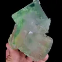 Natural Green Transparent Fluorite, Mineral Specimen:Xianghualing,Hunan (80*100*40MM) - image 7
