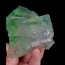Natural Green Transparent Fluorite, Mineral Specimen:Xianghualing,Hunan (80*100*40MM) - image 3