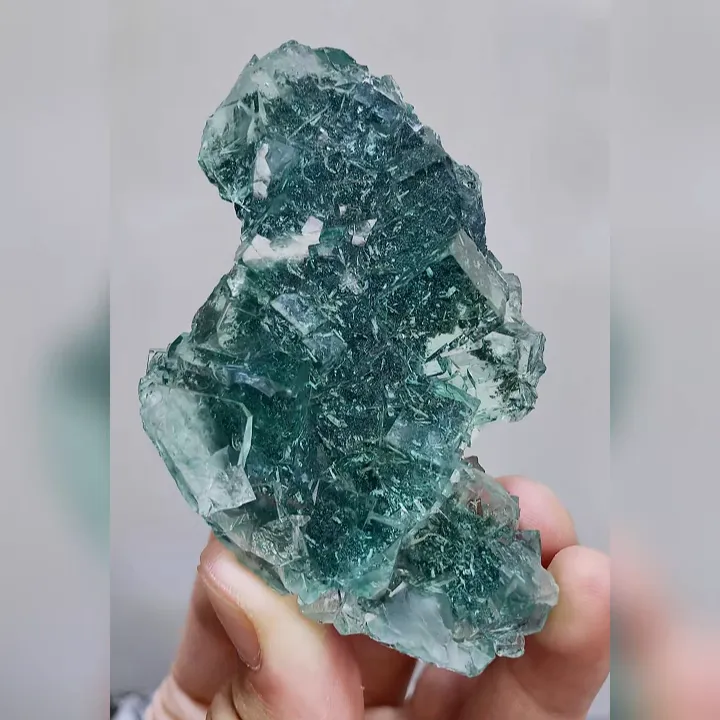 Natural Green Transparent Fluorite , Mineral Specimen:Zhejiang,China (50*80*15mm) - image 4