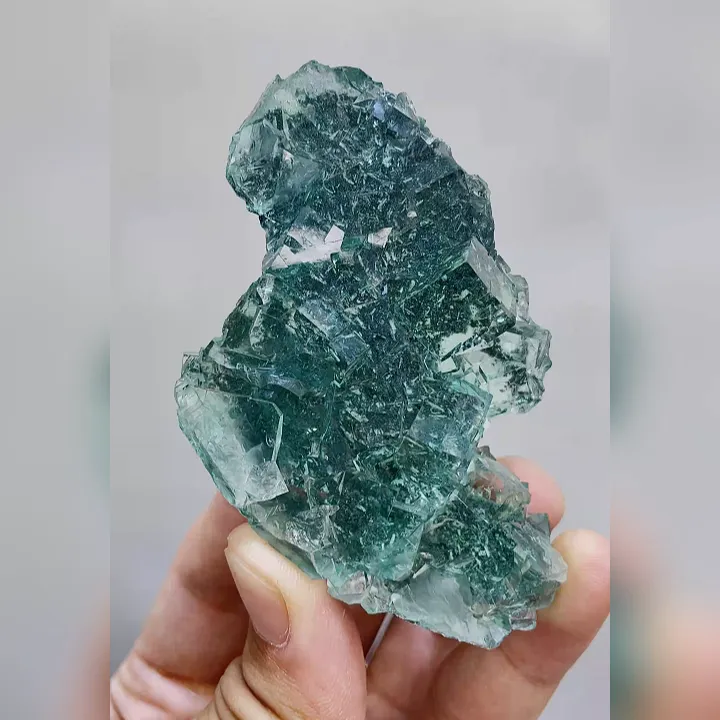 Natural Green Transparent Fluorite , Mineral Specimen:Zhejiang,China (50*80*15mm) - image 5