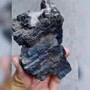 Natural Gunmetal Fluorite comes from Inner Mongolia,China 70*60*90MM - image 3