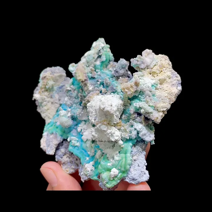 Natural Gypsum and Gibbsite comes from Guizhou,China 90*85*40MM image