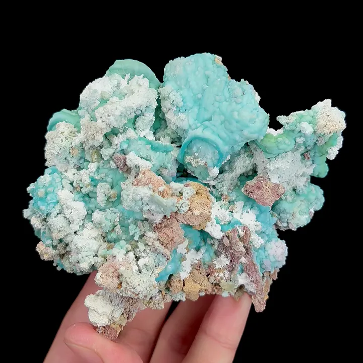 Natural Gypsum and Gibbsite,Mineral Specimen: Guizhou,China (100*100*55MM) - image 6