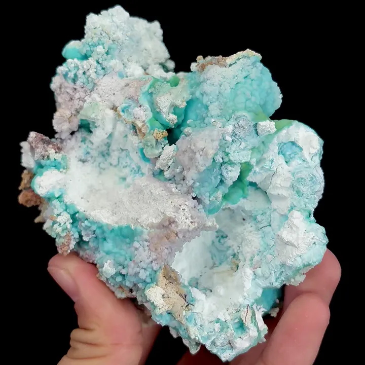 Natural Gypsum and Gibbsite,Mineral Specimen: Guizhou,China (100*100*55MM) - image 5