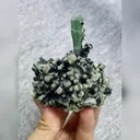 Natural Hedenbergite and Green Quartz Symbiosis comes from Inner Mongolia,China 75*55*60MM - image 6