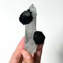 Natural Hematite and Crystal Mineral Specimen,High Quality Specimen,DONGWU BANNER,INNER MONGOLIA,CHINA(37*34*91mm) - image 2
