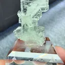Natural High-transparency Green Fluorite and Crystal Coexist comes from Xianghaling,Hunan 20*10*30MM - image 2