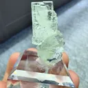 Natural High-transparency Green Fluorite and Crystal Coexist comes from Xianghaling,Hunan 20*10*30MM - image 3