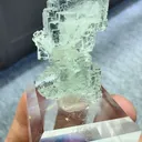 Natural High-transparency Green Fluorite and Crystal Coexist comes from Xianghaling,Hunan 20*10*30MM - image 6