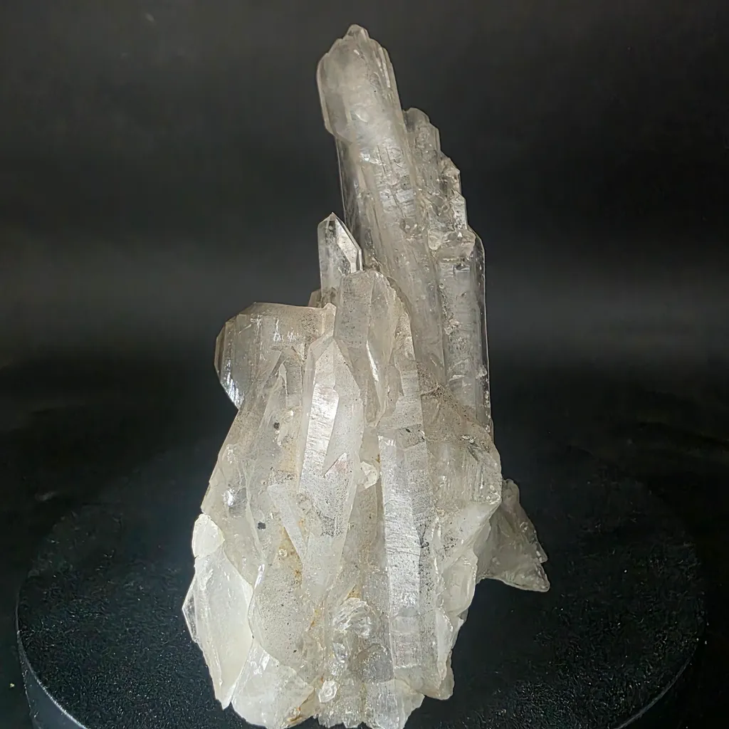 Natural Himalayan Quartz Crystal Cluster 250g – Raw Clear Quartz Points from Pakistan - image 5