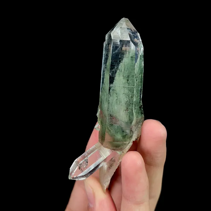 Natural Himalayan Quartz, Mineral Specimen: India (25*20*90MM) image