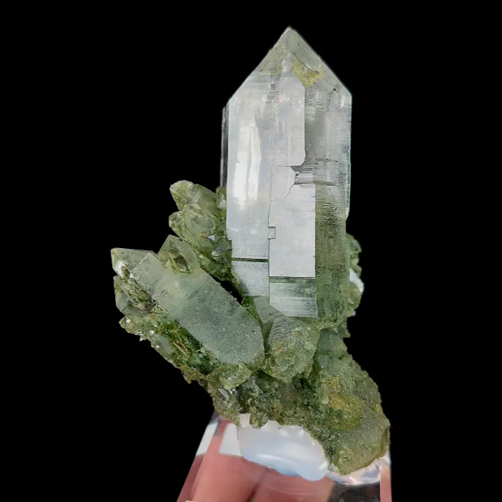 Natural Himalayan Quartz, Mineral Specimen: India (45*40*80MM) image