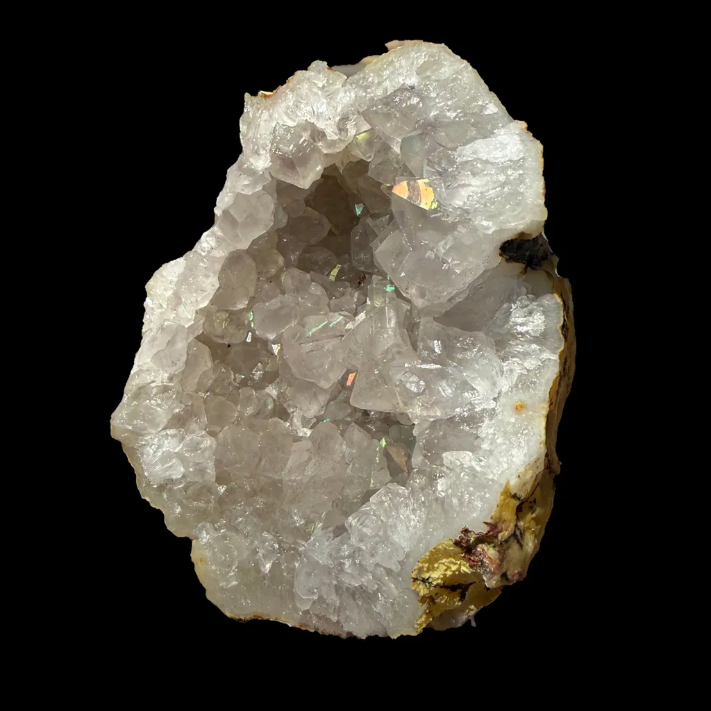 Natural Iridescent Quartz - Rare Anandalite Rainbow Crystal Specimen from Nashik - image 4