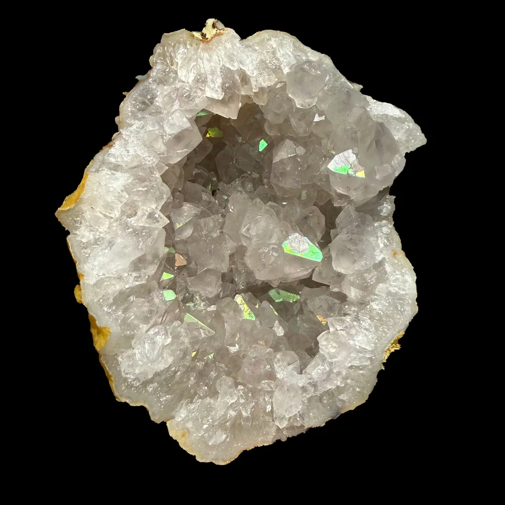 Natural Iridescent Quartz - Rare Anandalite Rainbow Crystal Specimen from Nashik - image 5
