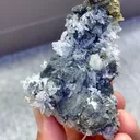 Natural Jamstenite and Fluorite and Quartz Coexist comes from Yaogangxian,Hunan 65*45*40MM - image 2
