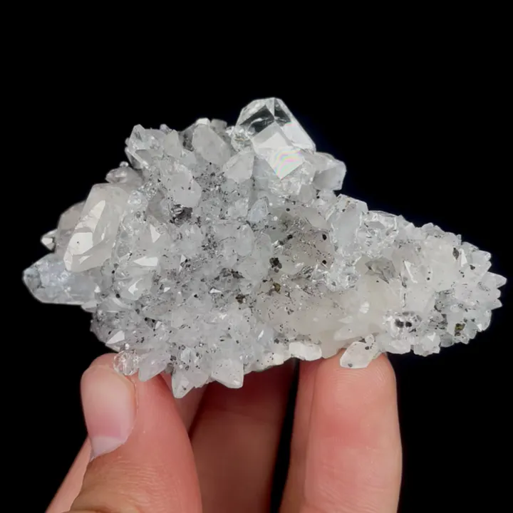 Natural Lapis Lazuli with Goethite and Calcite, Mineral Specimen: Daye, Hubei (70*40*35MM) image