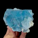 Natural Large Blue Fluorite Mineral Specimen,High Quality Specimen,YAO GANG XIAN,HUNAN,CHINA(101*84*62mm) - image 2