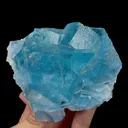 Natural Large Blue Fluorite Mineral Specimen,High Quality Specimen,YAO GANG XIAN,HUNAN,CHINA(101*84*62mm) - image 4