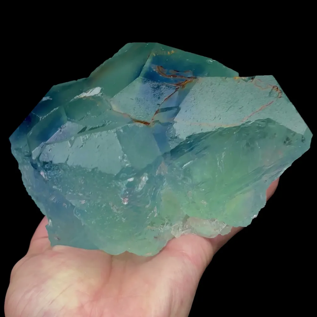 Natural Large Blue Green Fluorite Mineral Specimen,High Quality Specimen,FUJIAN,CHINA(180*130*80mm) - image 3
