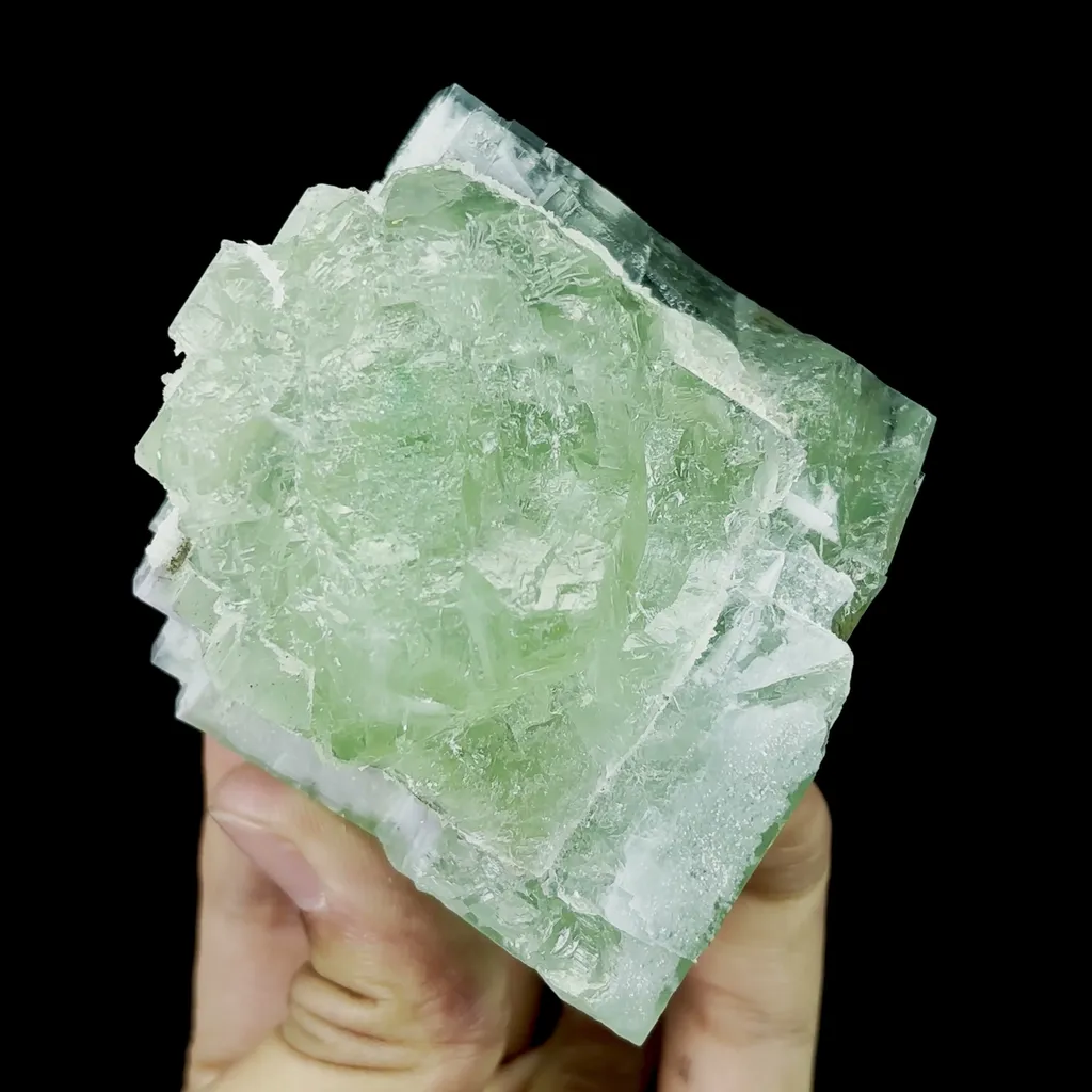 Natural Large Cubic Fluorite Mineral Specimen,High Quality Specimen,ZHEJIANG,CHINA(65*65*47mm) - image 4