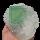 Natural Large Green Cubic Fluorite and Crystal Mineral Specimen,High Quality Specimen,ZHEJIANG,CHINA(135*105*80mm) - image 2