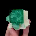 Natural Large Green Cubic Fluorite Mineral Specimen,High Quality Specimen,MADAGASCAR(53*47*40mm) - image 4