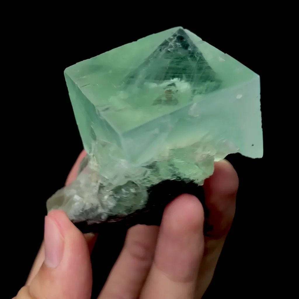 Natural Large Green Cubic Fluorite Mineral Specimen,High Quality Specimen,ZHEJIANG,CHINA(52*50*63mm) - image 2