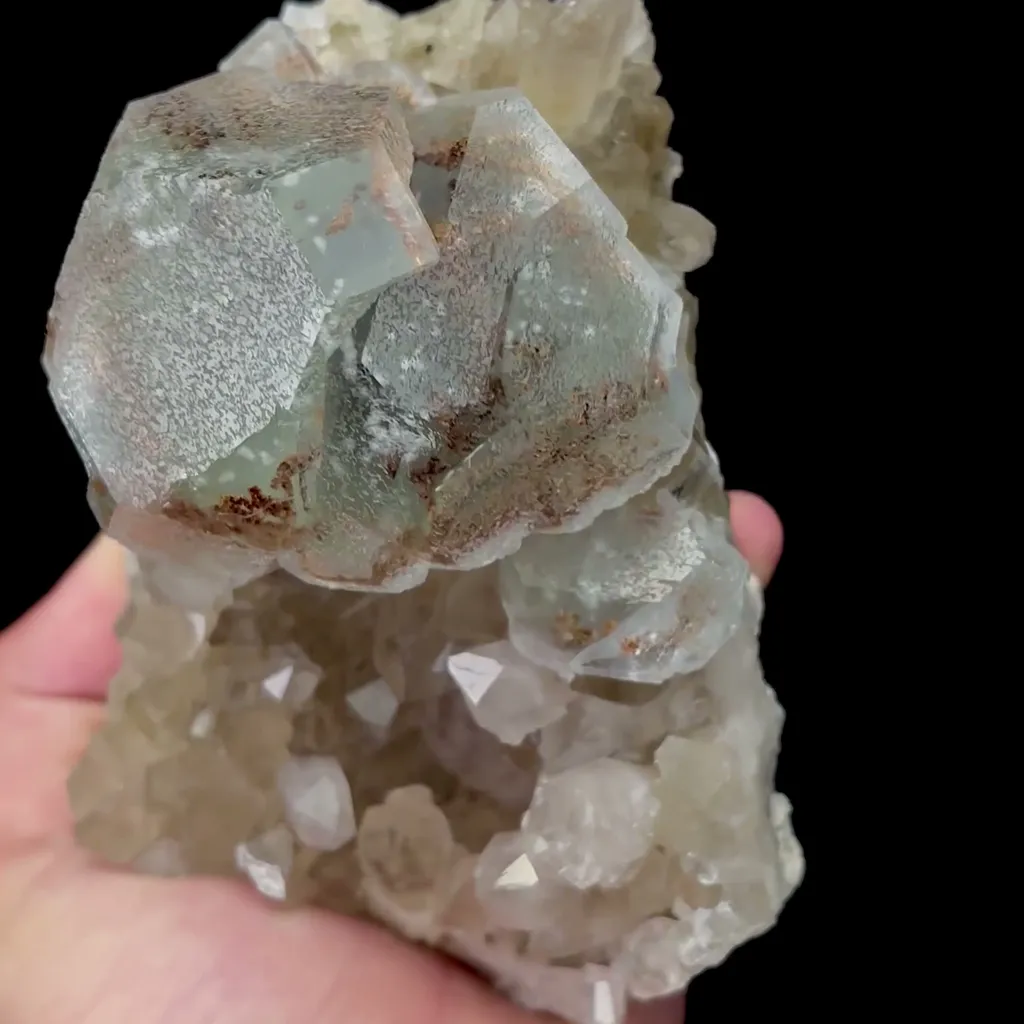 Natural Large Green Fluorite and Crystal Mineral Specimen,High Quality Specimen,XIANGHUALING,HUNAN,CHINA(130*94*75mm) - image 3