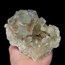Natural Large Green Fluorite and Crystal Mineral Specimen,High Quality Specimen,XIANGHUALING,HUNAN,CHINA(130*94*75mm) - image 1