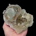 Natural Large Green Fluorite and Crystal Mineral Specimen,High Quality Specimen,XIANGHUALING,HUNAN,CHINA(130*94*75mm) - image 4