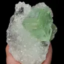 Natural Large Green Fluorite and Crystal Mineral Specimen,High Quality Specimen,ZHEJIANG,CHINA(134*100*69mm) - image 4