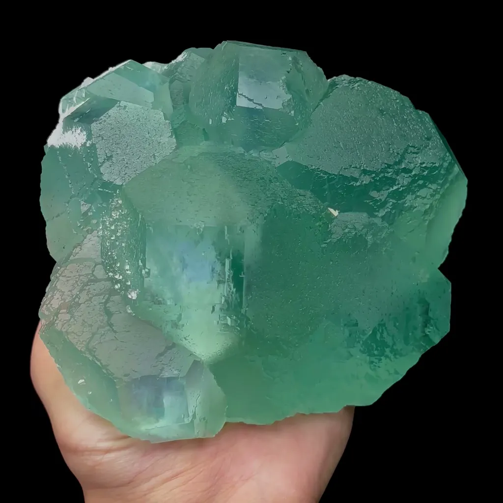 Natural Large Green Fluorite Mineral Specimen,High Quality Specimen,FUJIAN,CHINA(145*110*77mm) image