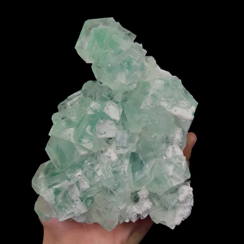 Natural Large Green Fluorite Mineral Specimen,High Quality Specimen,XIANGHUALING,HUNAN,CHINA(116*93*160mm) - image 2