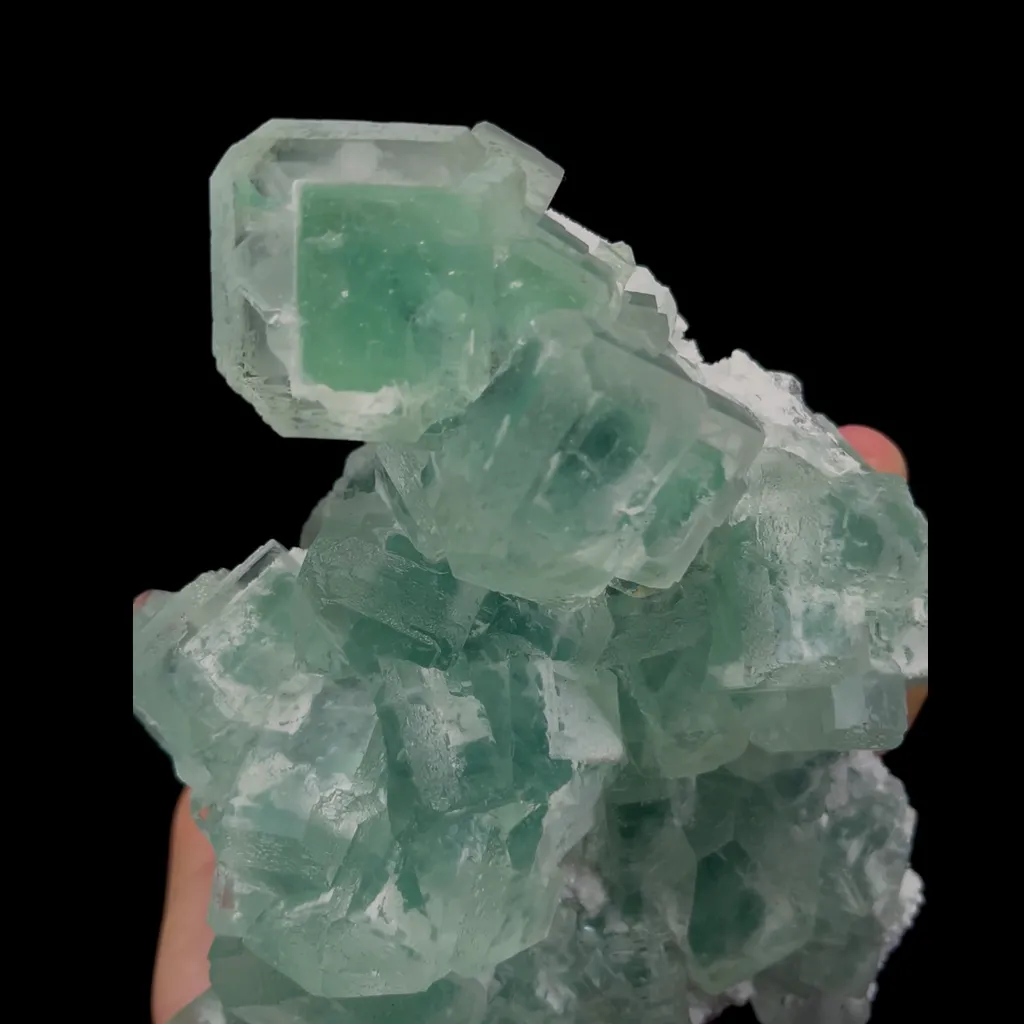 Natural Large Green Fluorite Mineral Specimen,High Quality Specimen,XIANGHUALING,HUNAN,CHINA(116*93*160mm) - image 3