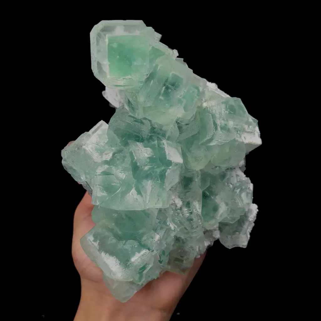 Natural Large Green Fluorite Mineral Specimen,High Quality Specimen,XIANGHUALING,HUNAN,CHINA(116*93*160mm) - image 4