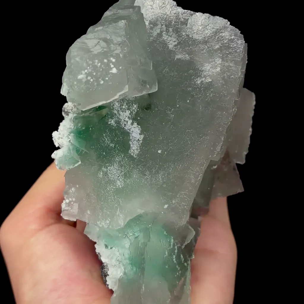 Natural Large Green Fluorite Mineral Specimen,High Quality Specimen,XIANGHUALING,HUNAN,CHINA(125*95*76mm) - image 2