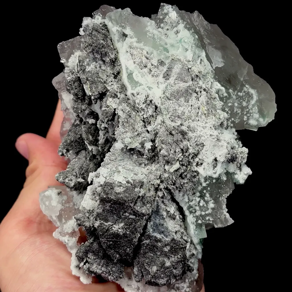 Natural Large Green Fluorite Mineral Specimen,High Quality Specimen,XIANGHUALING,HUNAN,CHINA(125*95*76mm) - image 4