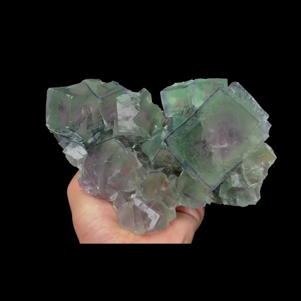 Natural Large Green Fluorite Mineral Specimen,High Quality Specimen,XIANGHUALING,HUNAN,CHINA(170*120*59mm) image