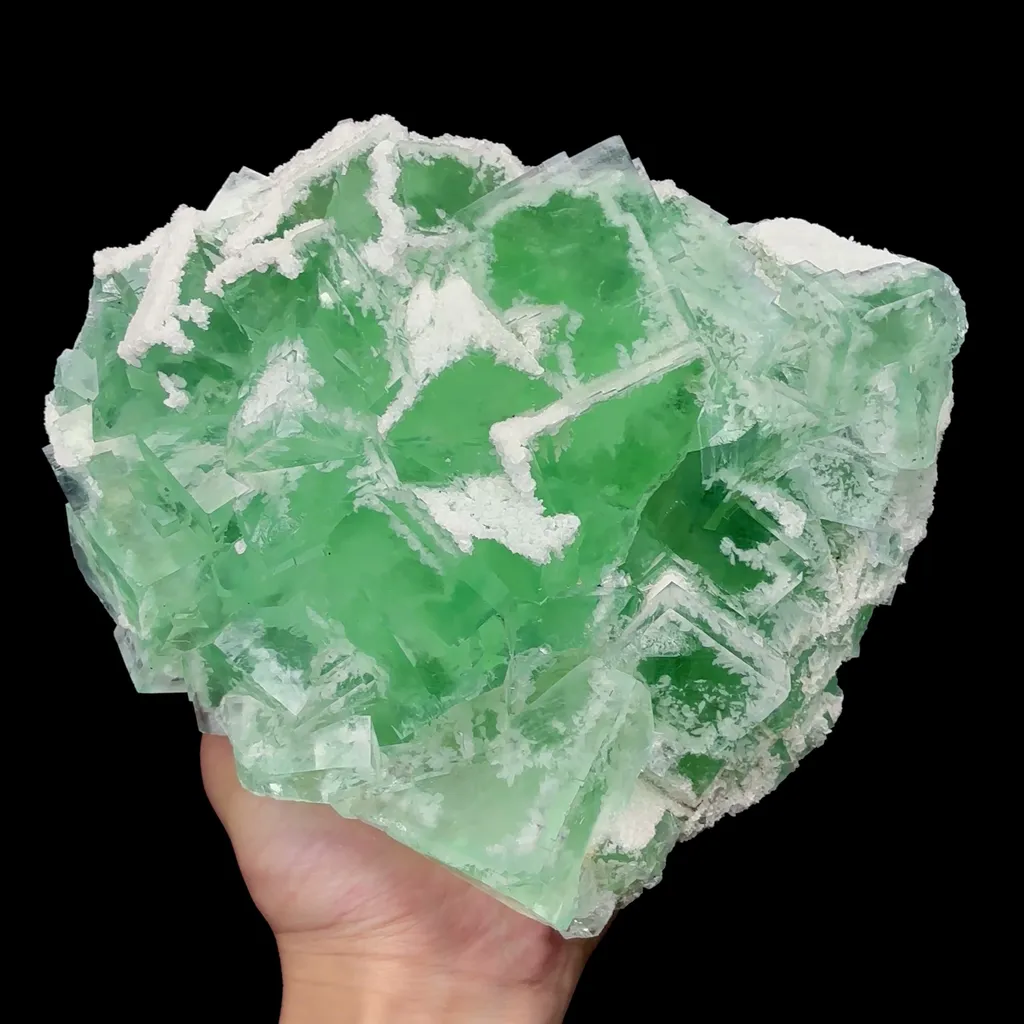 Natural Large Green Fluorite Mineral Specimen,High Quality Specimen,ZHEJIANG,CHINA(220*175*60mm) - image 4