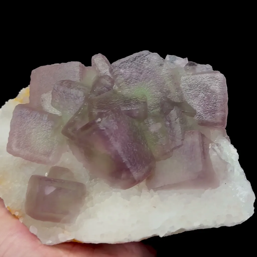 Natural Large Green Purple Fluorite and Crystal Mineral Specimen,High Quality Specimen,RUIJIN,JIANGXI,CHINA(140*75*75mm) - image 2