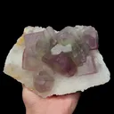 Natural Large Green Purple Fluorite and Crystal Mineral Specimen,High Quality Specimen,RUIJIN,JIANGXI,CHINA(140*75*75mm) - image 4