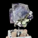 Natural Large Purple Phantom Fluorite with Dolomite and Qingsha Mineral Specimen,High Quality Specimen,YAO GANG XIAN,HUNAN,CHINA(72*63*46mm) - image 4