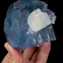 Natural Large Transparent Blue Fluorite Mineral Specimen,High Quality Specimen,YAO GANG XIAN,HUNAN,CHINA(76*63*50mm) - image 2