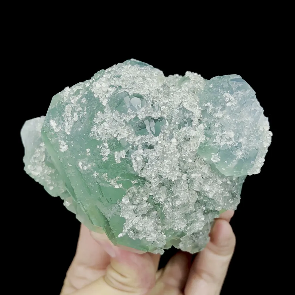 Natural Large Transparent Green Fluorite Mineral Specimen,High Quality Specimen,FUJIAN,CHINA(105*83*69mm) - image 4