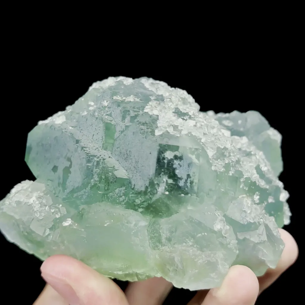 Natural Large Transparent Green Fluorite Mineral Specimen,High Quality Specimen,FUJIAN,CHINA(105*83*69mm) - image 3